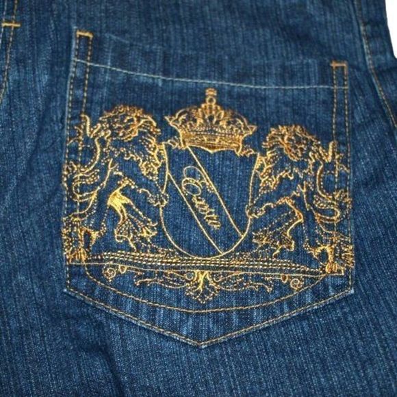 Vintage Exsto‎ Hip-Hop Jeans Front Pocket Logo - Picture 2 of 5